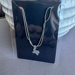 Silver Texas Pendant Bracelet